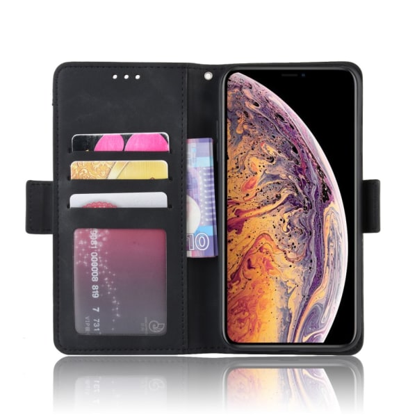 Multi Slot Plånboksfodral iPhone X/XS Svart