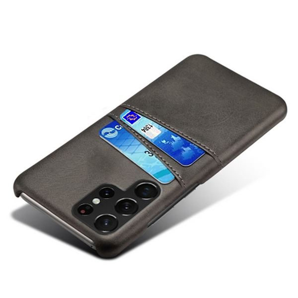 Læderskal Kortlomme Samsung Galaxy S23 Ultra Sort