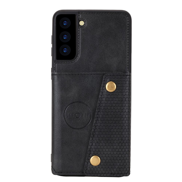 Samsung Galaxy S21 Plus -kuori lompakolla, musta