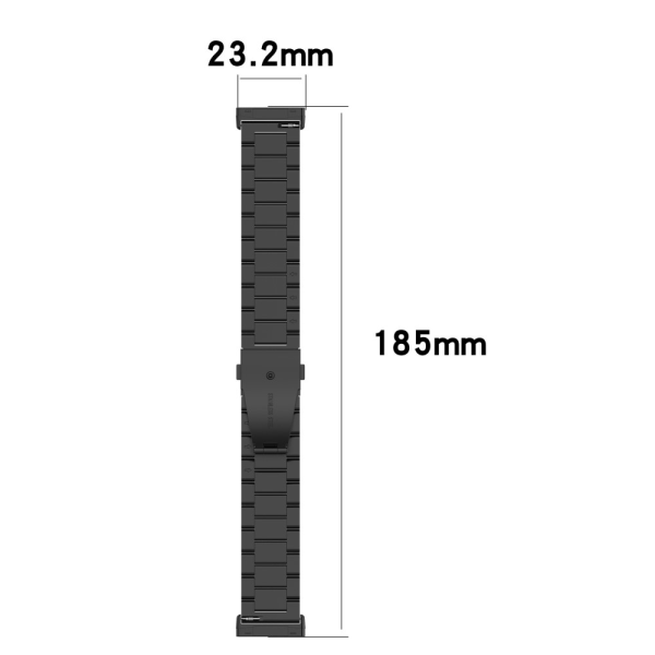 Metallarmband Fitbit Versa 4/Sense 2 Silver
