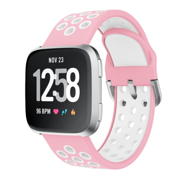 Sportarmband Fitbit Versa/Versa 2 Rosa/Vit