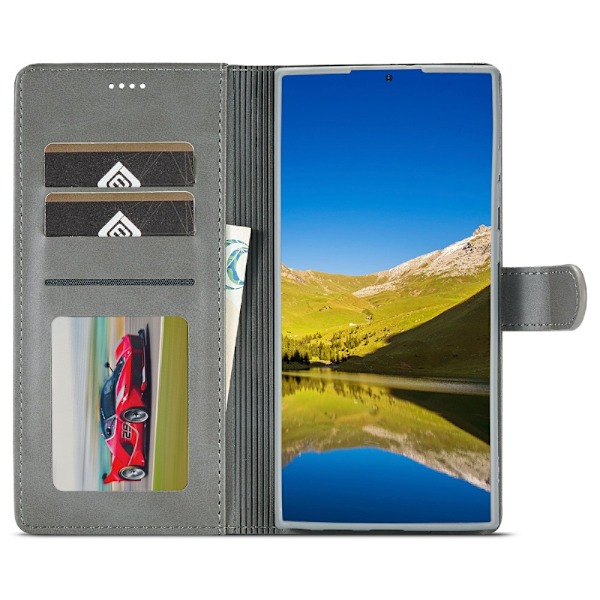 LC.IMEEKE Plånboksfodral Samsung Galaxy S25 Ultra Grå
