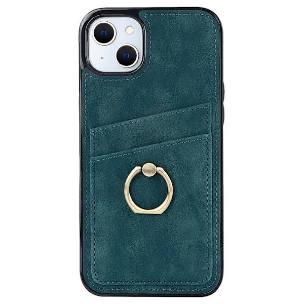 iPhone 14 Plus Kortfack Skal Ring Grön