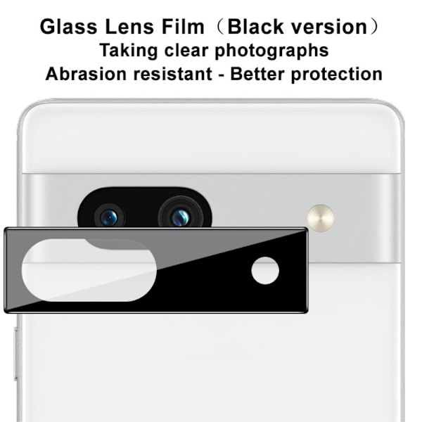 Imak Hærdet Glas Linsebeskyttelse Google Pixel 7a Sort