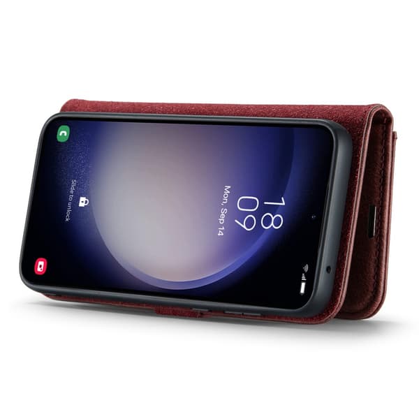 DG.MING 2-i-1 Magnetiskt Plånboksfodral Samsung Galaxy A55 Röd