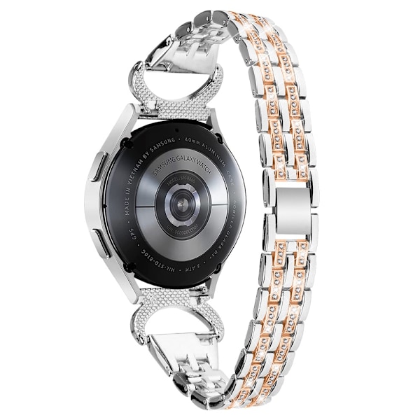 Kaksoistimanttiranneke Samsung Galaxy Watch FE Hopea/Ruusukulta