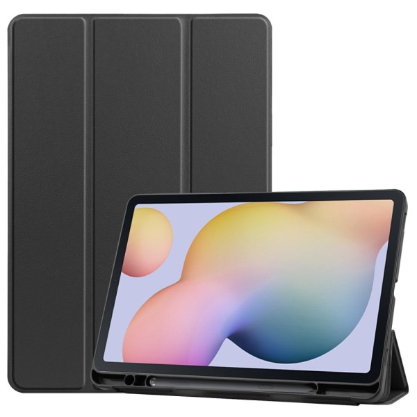Fodral Tri-Fold Galaxy Tab S7/S8 Med S Pen-hållare Svart