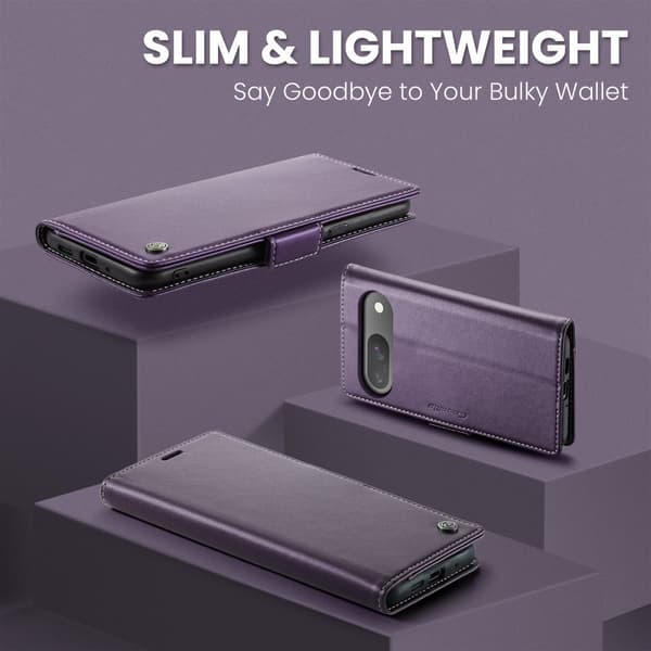 CaseMe Slim Wallet Cover RFID-beskyttelse Google Pixel 10 Pro Lilla