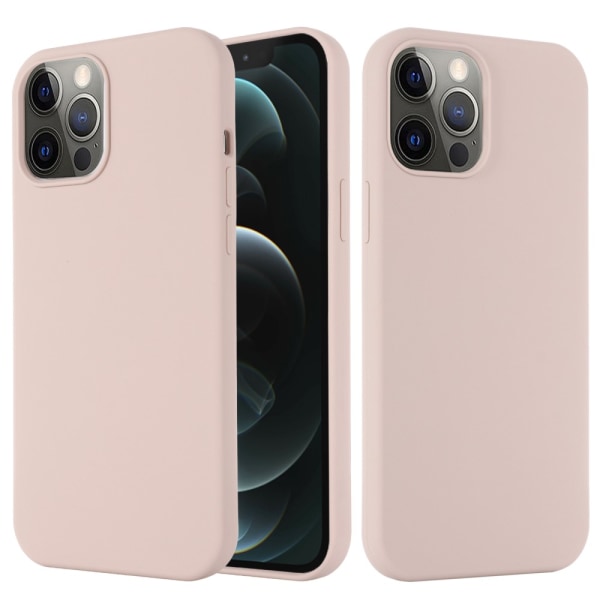 MagSafe silikonikotelo iPhone 13 Pro vaaleanpunainen