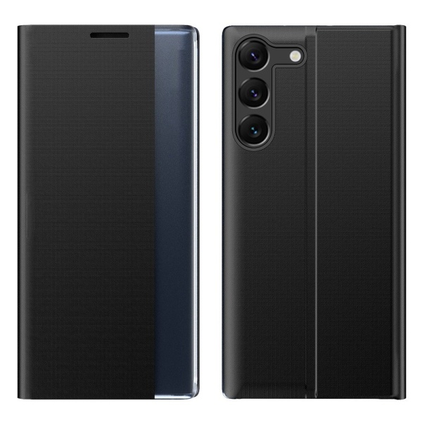 Samsung Galaxy S23 Plus kotelo mustalla näytöllä