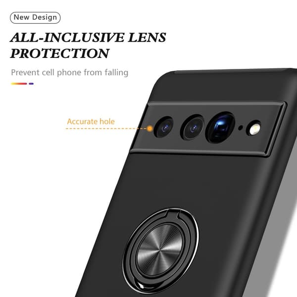 Skal Med Ringhållare Google Pixel 7 Pro Svart