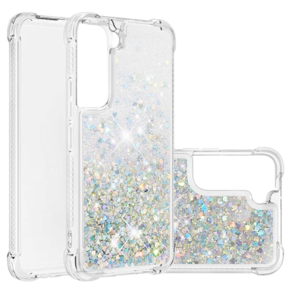 Glitter Bling TPU Case Samsung Galaxy S22 Plus Silver