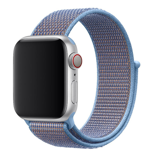 Nylonarmband Apple Watch Series 10 46mm Baby Blå