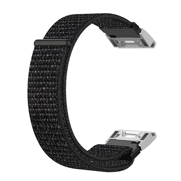 Nylonarmbånd Garmin Fenix 6S Pro Sort