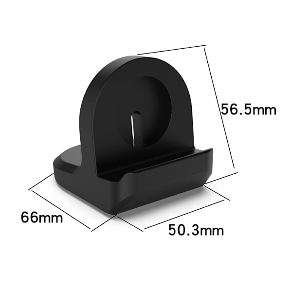 Opladningsstativ til Google Pixel 2 Watch - Sort