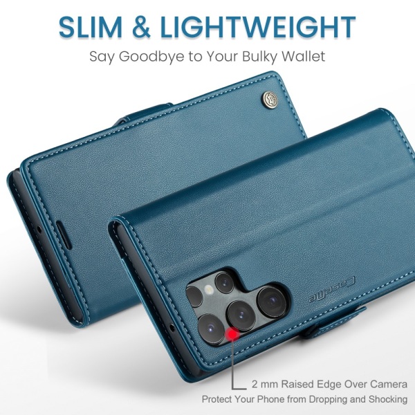 CaseMe Slim Plånboksfodral RFID-skydd Samsung Galaxy S24 Ultra B