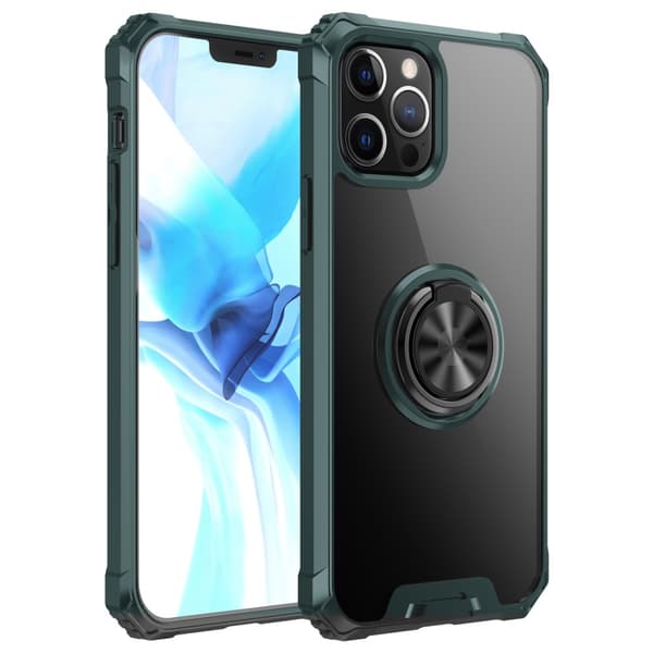 Hybridskal med Ringholder iPhone 12 Pro Max Grøn