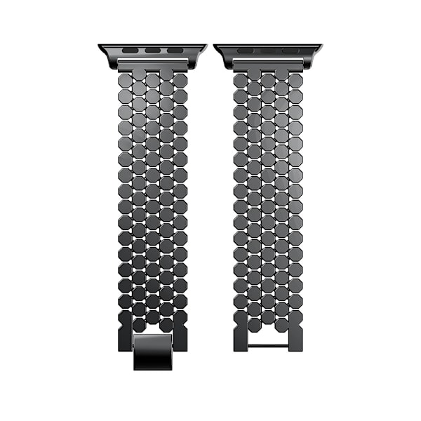 Polygon Metal Rem Apple Watch 42mm Sort