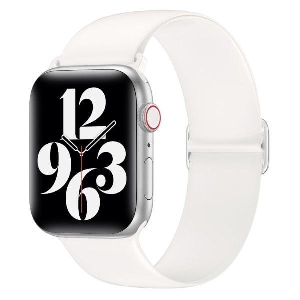 Elastinen silikoniranneke Apple Watch Ultra 2 49mm Valkoinen