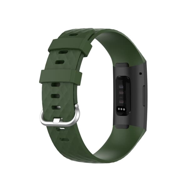 Silikone Rem Til Fitbit Charge 3/4 Grøn