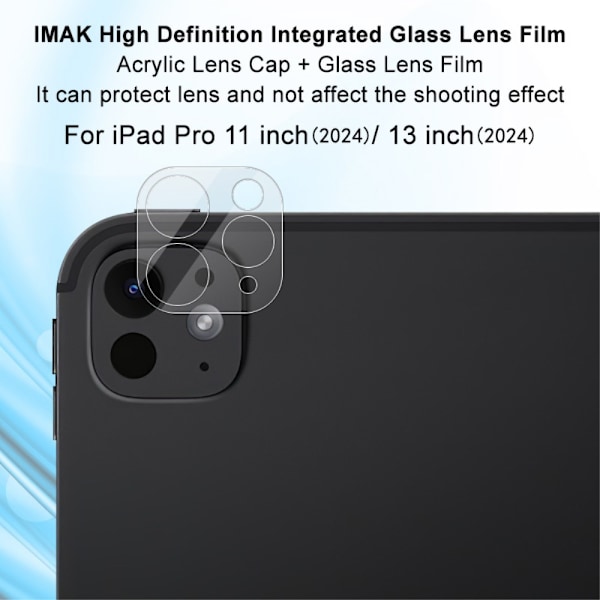 Imak Hærdet Glas Linsebeskyttelse iPad Pro 11 5. Gen (2024)