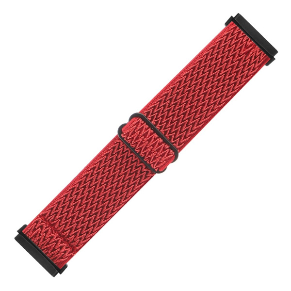 Vävd Nylonarmband Fitbit Versa 4/Sense 2 Röd