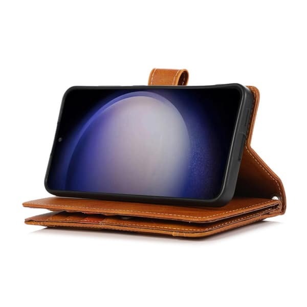 Plånboksfodral Multi-Slot Samsung Galaxy S24 Cognac