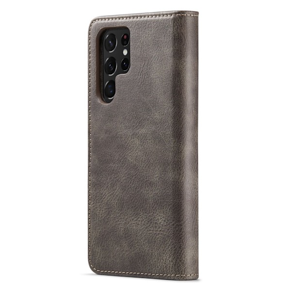 DG.MING 2-in-1 Magnet Wallet Samsung Galaxy S25 Ultra Brown