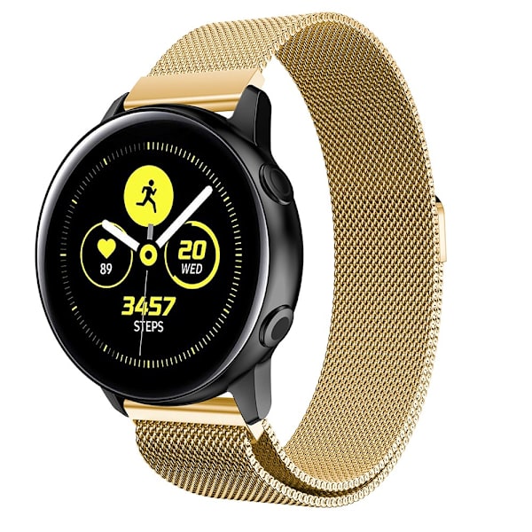 Milansk Loop Rem Samsung Galaxy Watch Active Guld