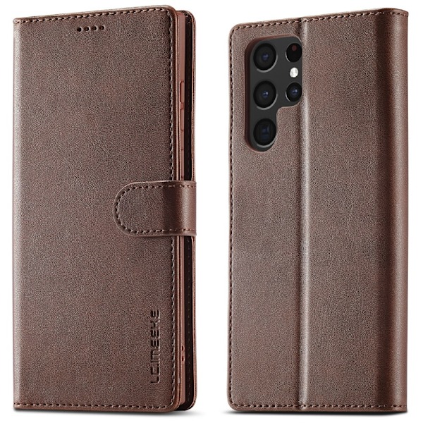 LC.IMEEKE Pungetui Samsung Galaxy S25 Ultra Brun