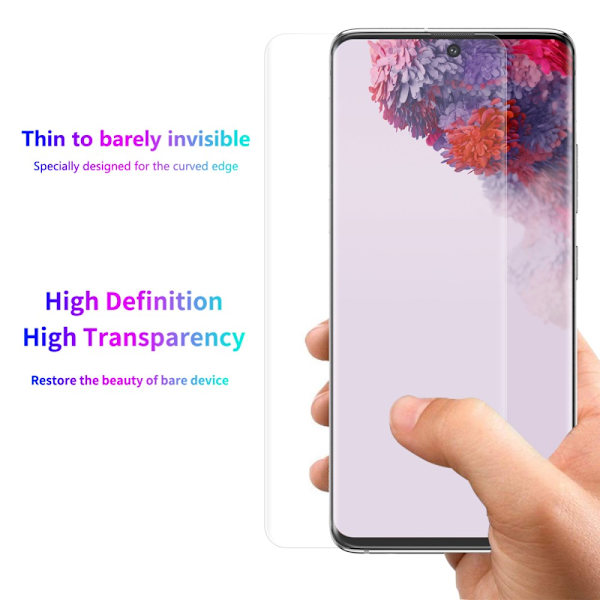 HAT PRINCE Kattava Kaareva Näytönsuoja Galaxy S20
