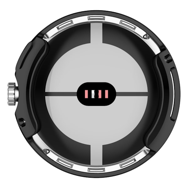 Fuldt dækkende TPU-skal til Google Pixel Watch 3 41mm Sort