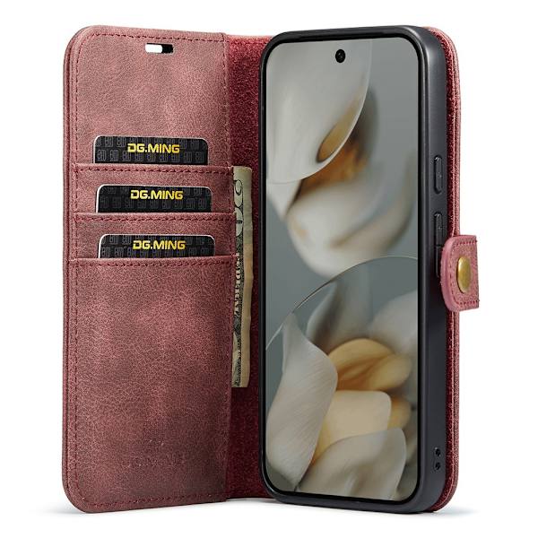 DG.MING 2-in-1 Magnet Wallet Google Pixel 10 Punainen