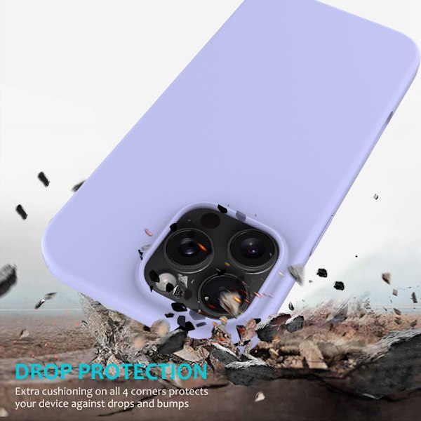 Silikonecover iPhone 16 Pro Max Lilla