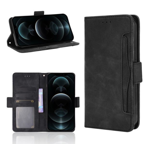 Multi Slot -lompakkokotelo iPhone 13 Pro Max, musta