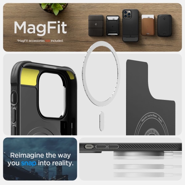 Spigen iPhone 14 Pro Max Cover Rugged Armor Mag Sort