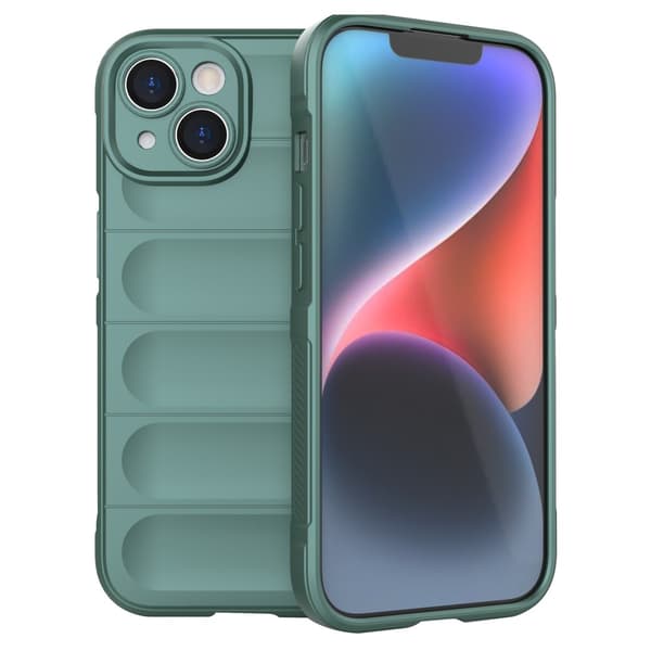 Drop-Proof Skal iPhone 15 Plus Grön