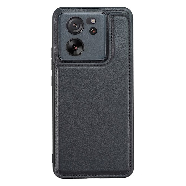 Etui med skjult pung til Xiaomi 13T Pro Sort