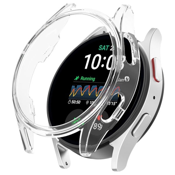 Edge-kuori Samsung Galaxy Watch 7 40mm läpinäkyvä