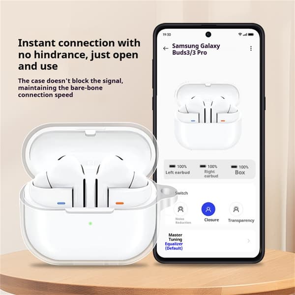 Skal Samsung Galaxy Buds 3 FE TPU Transparent