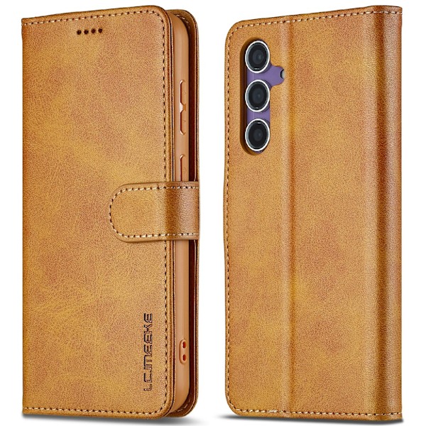 LC.IMEEKE Pungetui Samsung Galaxy S25 Cognac