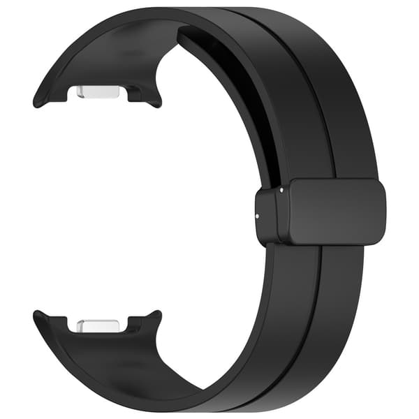 Magnetisk silikonearmbånd Samsung Galaxy Watch 8 Classic Sort