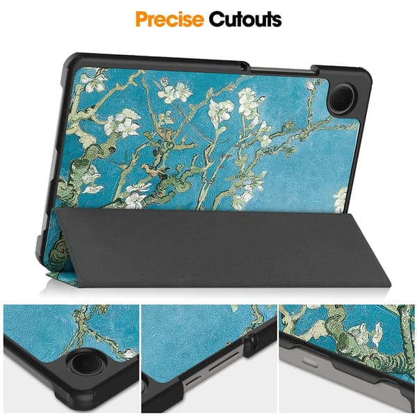 Samsung Galaxy Tab A11 Kotelo Tri-fold Kirsikankukat