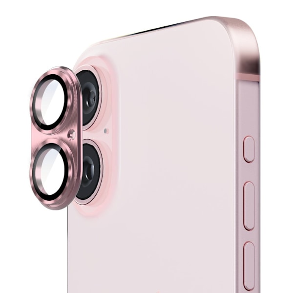 Hat Prince Kameraskydd Aluminium iPhone 16 Rosa