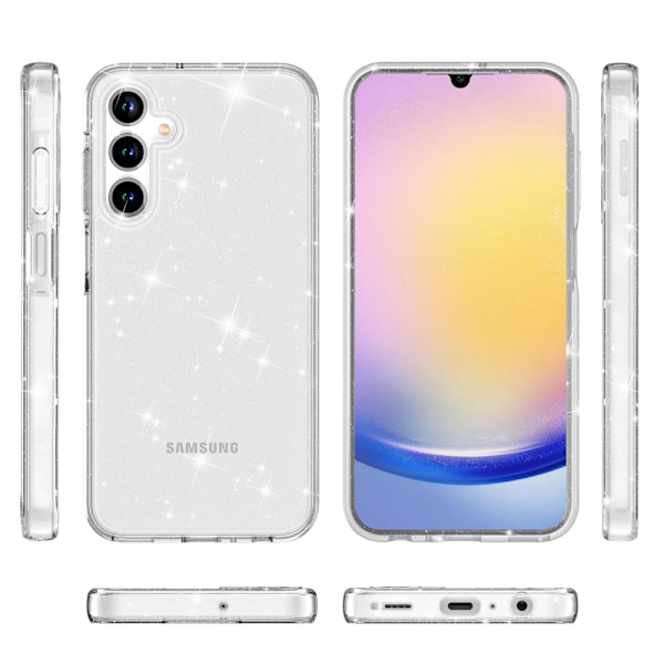 Samsung Galaxy A15 Kuori Glitter Läpinäkyvä