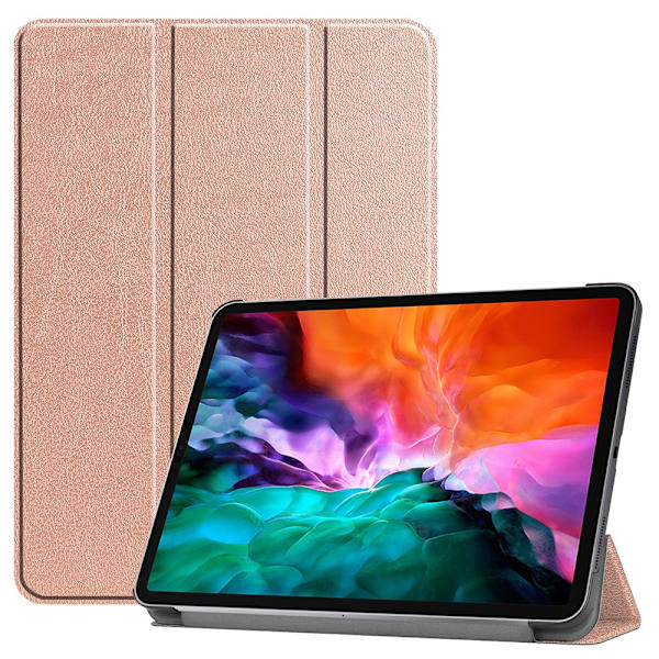 iPad Pro 12.9 6. generation (2022) Etui Tri-fold Rosa