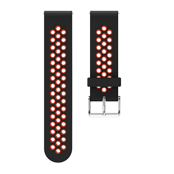 Sporttiranneke Samsung Galaxy Watch 46mm Musta/Punainen