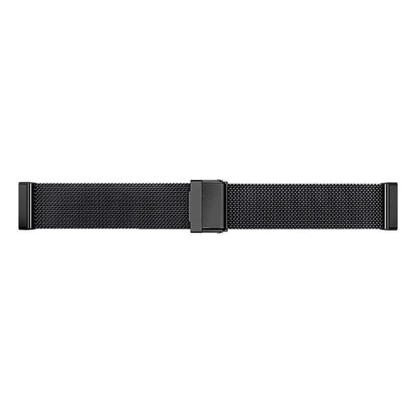 Milanese Mesh -ranneke Fitbit Versa 4/Sense 2 - Musta