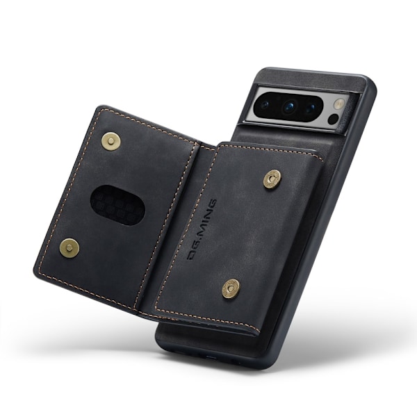 DG.MING Magnetisk kortholder etui Google Pixel 8 Pro Sort