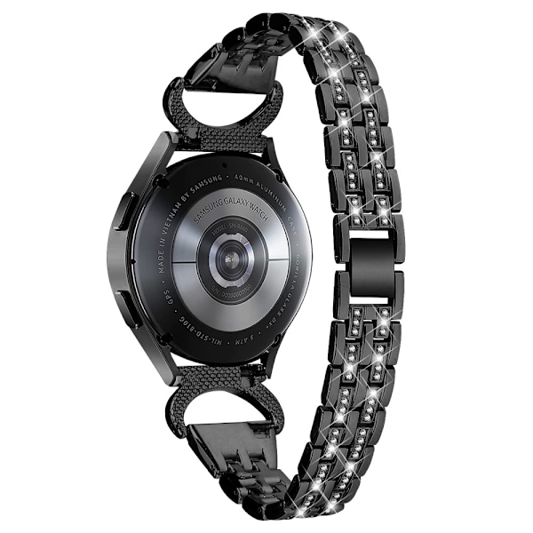 Dual Rhinestone Armband Samsung Galaxy Watch 7 40mm Svart